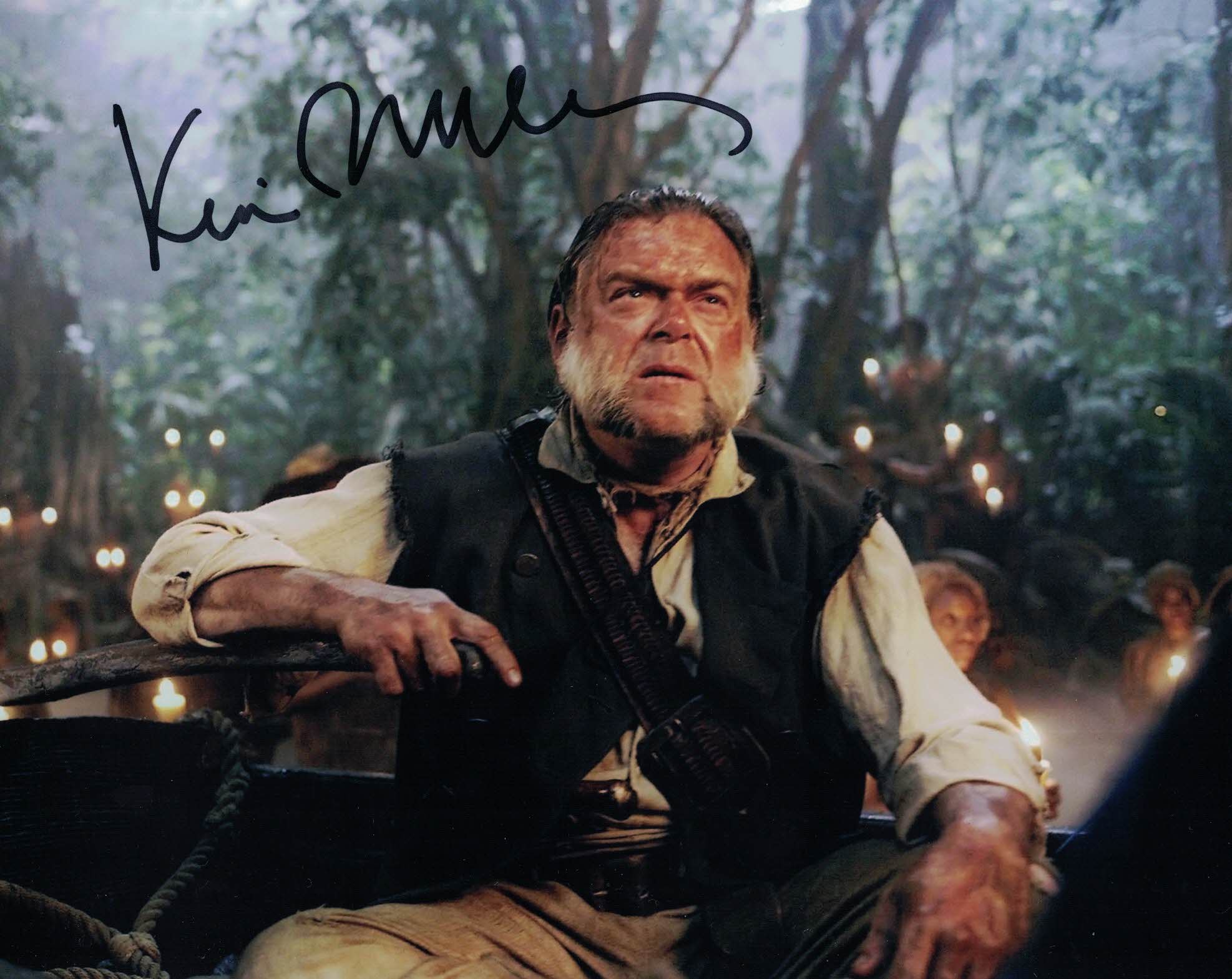 KEVIN MCNALLY - Joshamee Gibbs in Pirates of The Carribbean - hand signed 10 x 8 photo