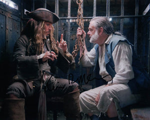 KEVIN MCNALLY - Joshamee Gibbs in Pirates of The Carribbean - hand signed 10 x 8 photo