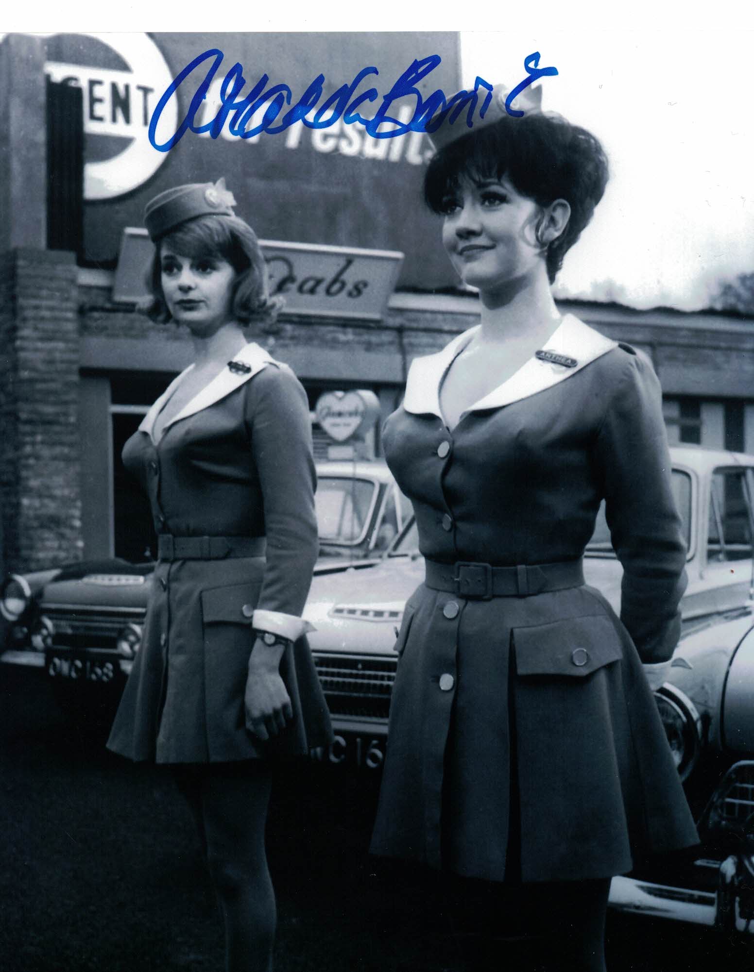 AMANDA BARRIE - Anthea in Carry On Cabby - hand signed 10 x 8 photo