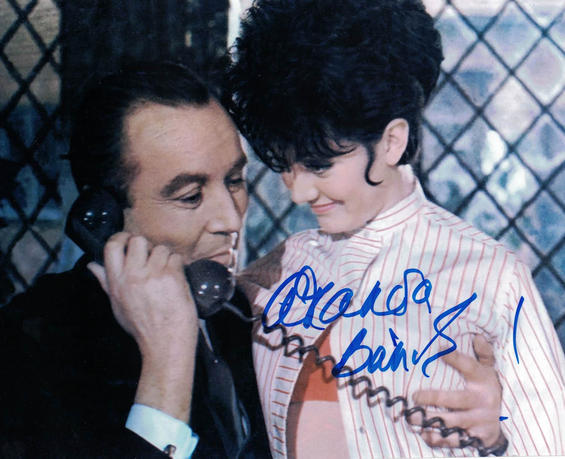 AMANDA BARRIE - Rona in Doctor In Distress - hand signed 10 x 8 photo