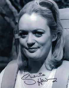 SHERRIE HEWSON - Carol in Carry on Behind - hand  signed 10 x 8 photo