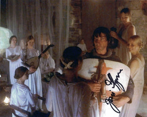 JONI FLYNN - Girl at Castle Anthrax - Monty Python & The Holy Grail - hand signed 10 x 8 photo