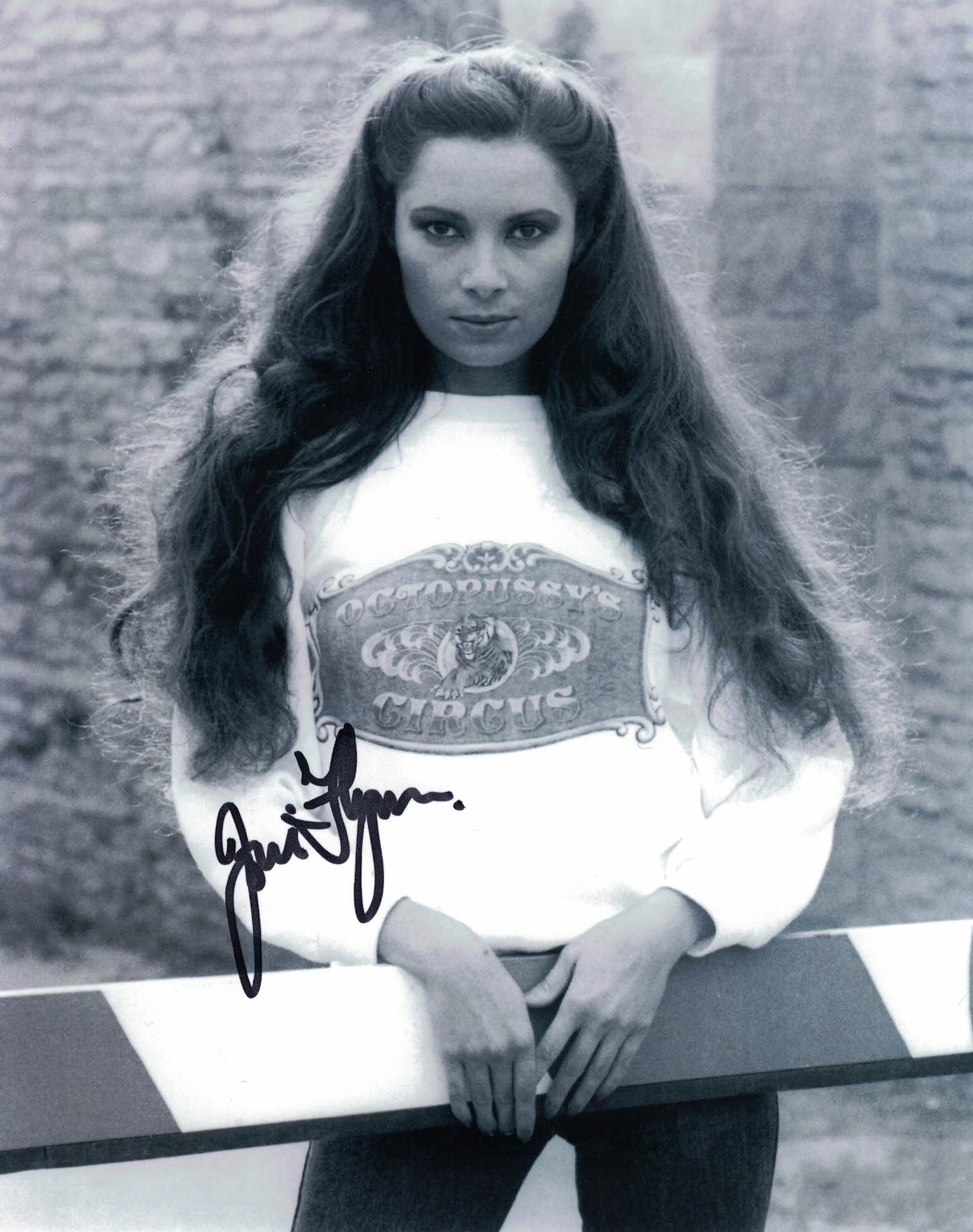 JONI FLYNN - Octopussy Girl- Octopussy hand signed 10 x 8 photo