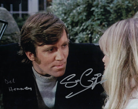 SUSAN GEORGE  & DEL HENNEY- Amy Summer & Charlie Venner in Straw Dogs  hand signed 10 x 8 photo