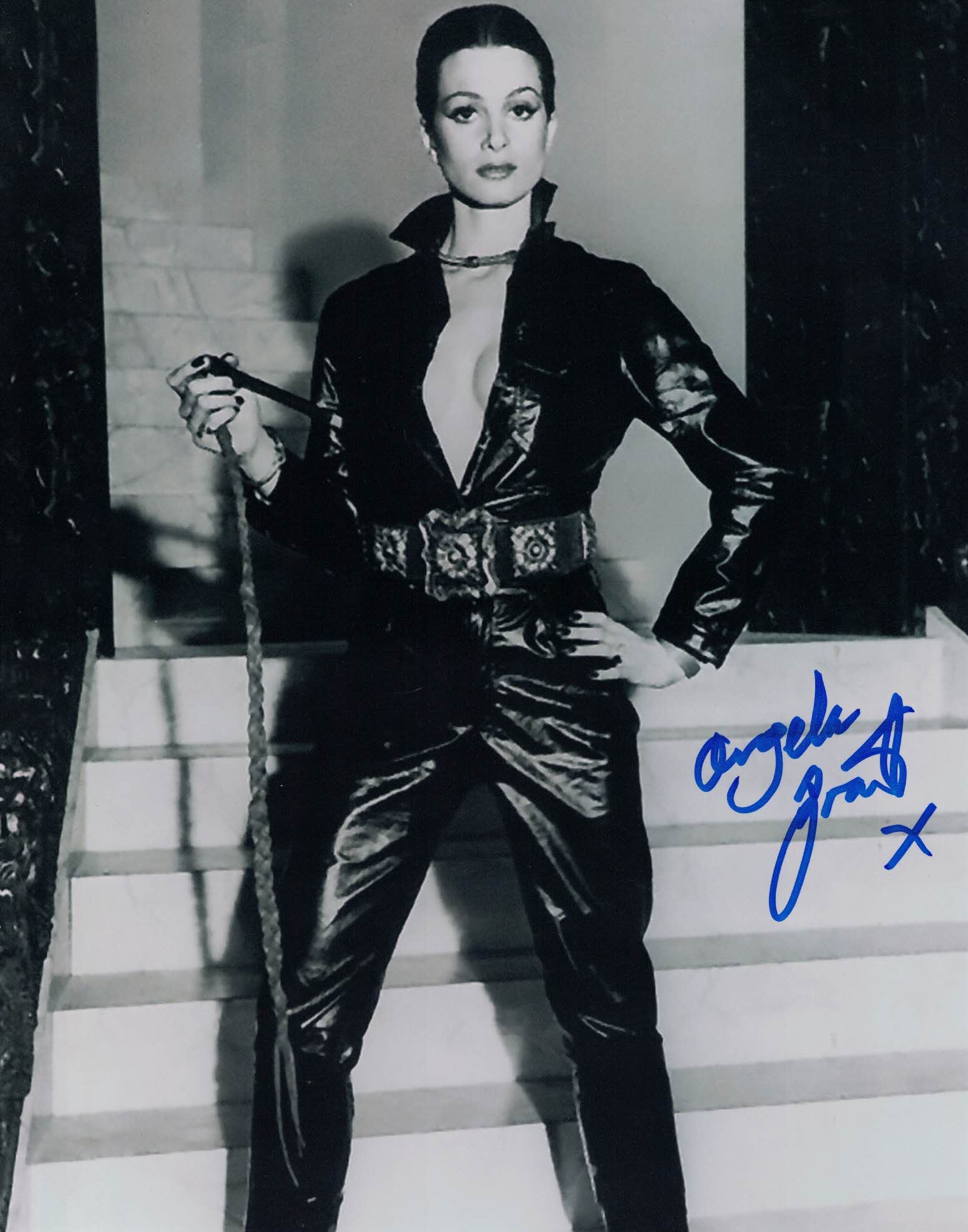 ANGELA GRANT - Butler in Spectre (1977)-  hand signed 10 x 8