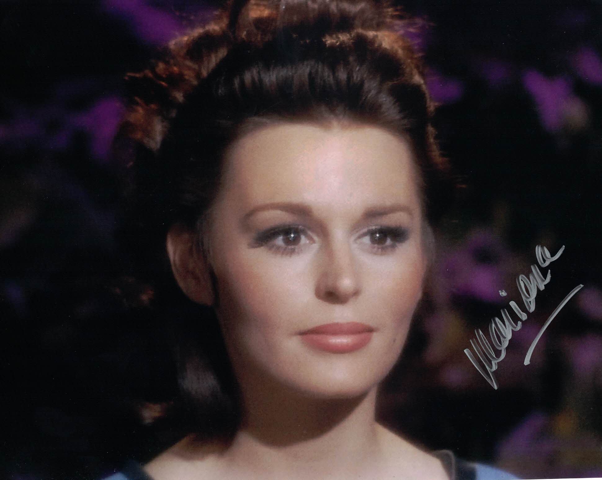 MARIANNA HILL -as Dr Helen Noel - Star Trek - Dagger of The Mind (1966) hand signed 10 x 8 photo