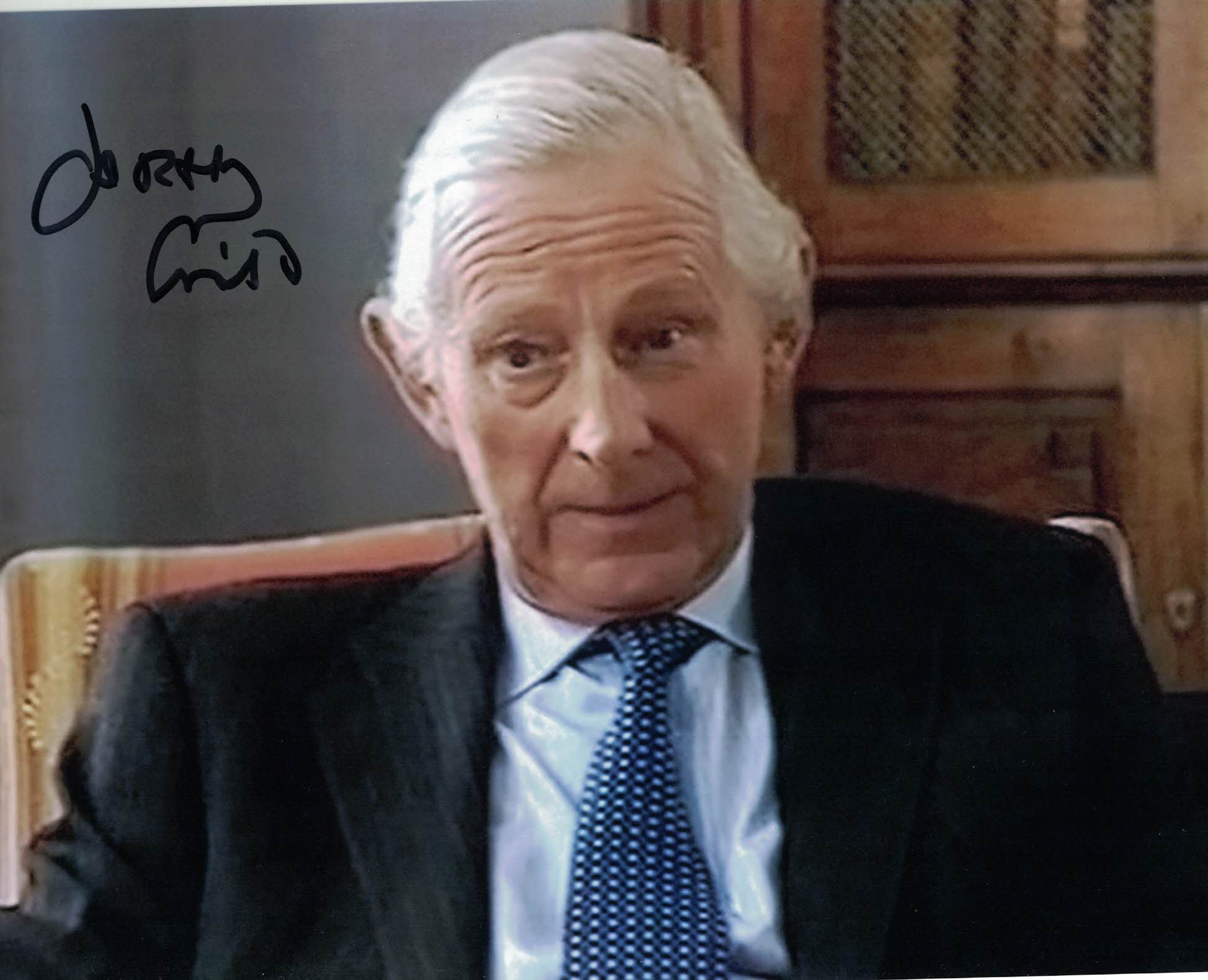 JEREMY CHILD -Sir Alan Peasmarsh in Judge John Deed hand signed 10 x 8 photo