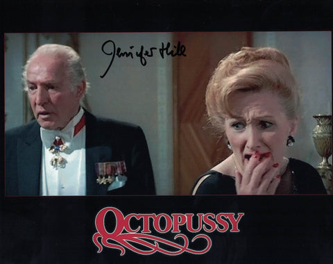 JENNIFER HILL - The Ambassadors Wife - Octopussy hand signed 10 x 8 photo