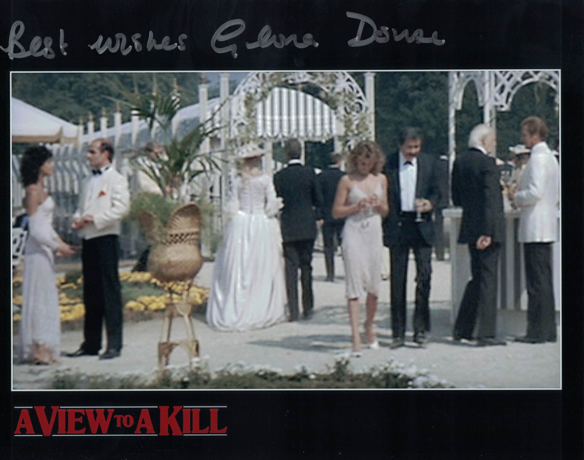 GLORIA DOUSE - Zorin Party Girl in James Bond A View To A Kill