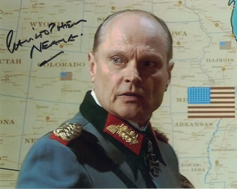 CHRISTOPHER NEAME - Gen in Enterprise Stormfront hand signed 10 x 8 photo