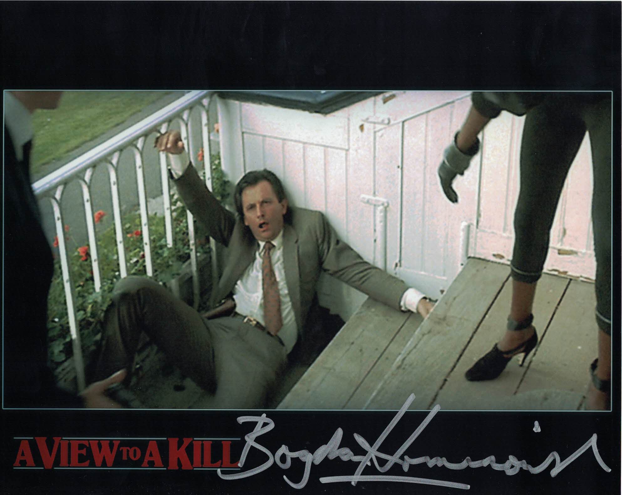 BOGDAN KOMINOWSKI -Klotkoff  in James Bond - A View To A Kill Hand signed 10 x 8 photo