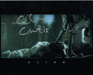 CLIVE CURTIS - stunt double for Parker in Alien hand signed 10 x 8 photo