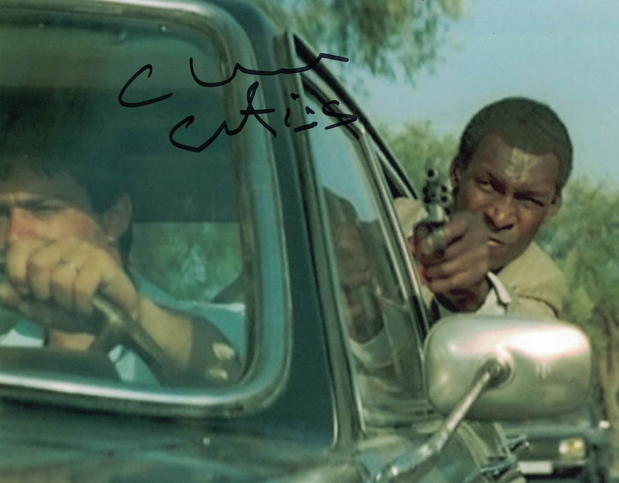 CLIVE CURTIS - Gonzalez in James Bond  - For Your Eyes Only hand signed 10 x 8 photo