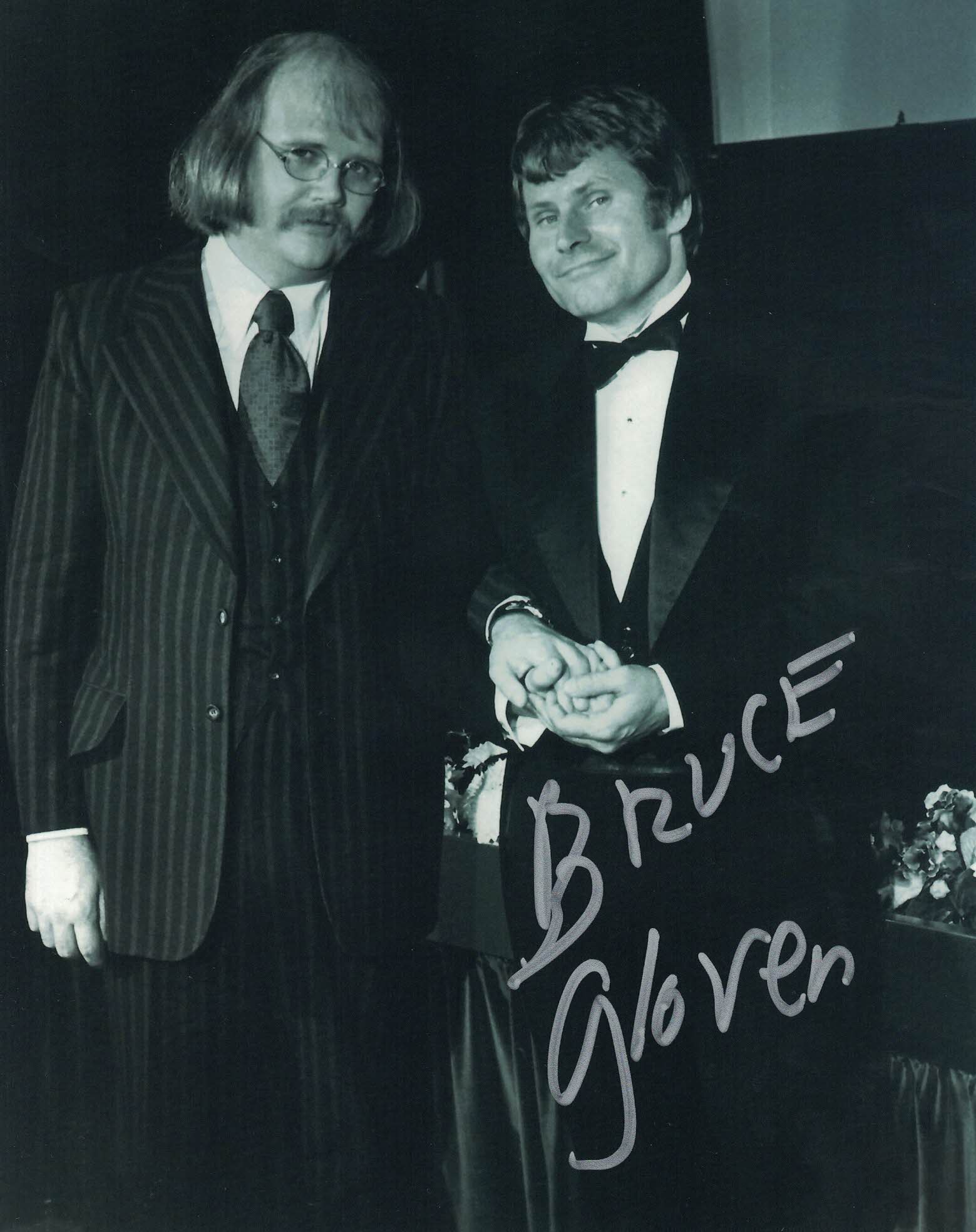 BRUCE GLOVER  Mr Wint in Diamonds Are Forever - James Bond - hand signed 10 x 8