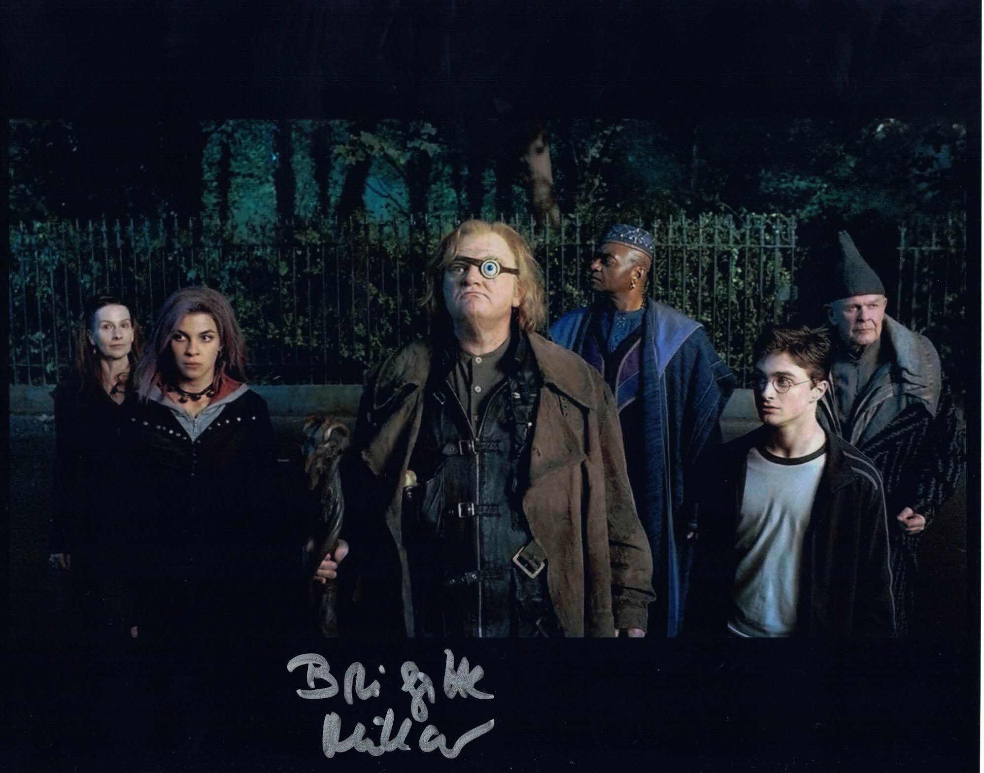 BRIGITTE MILLAR - 	Emmeline Vance in Harry Potter hand signed 10 x 8 photo