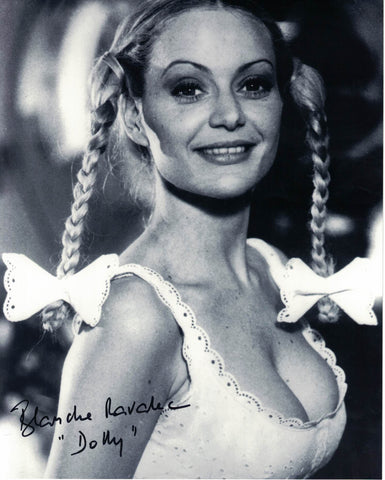 BLANCHE RAVALEC - Dolly from Moonraker - James Bond hand signed 10 x 8 photo