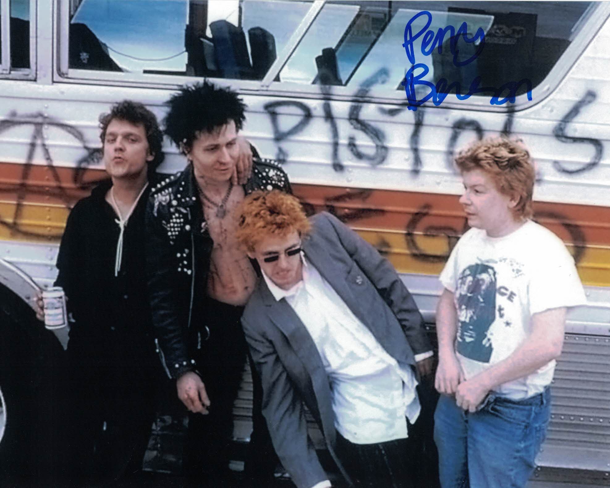 PERRY BENSON -  Paul in Sid & Nancy hand signed 10 x 8 photo