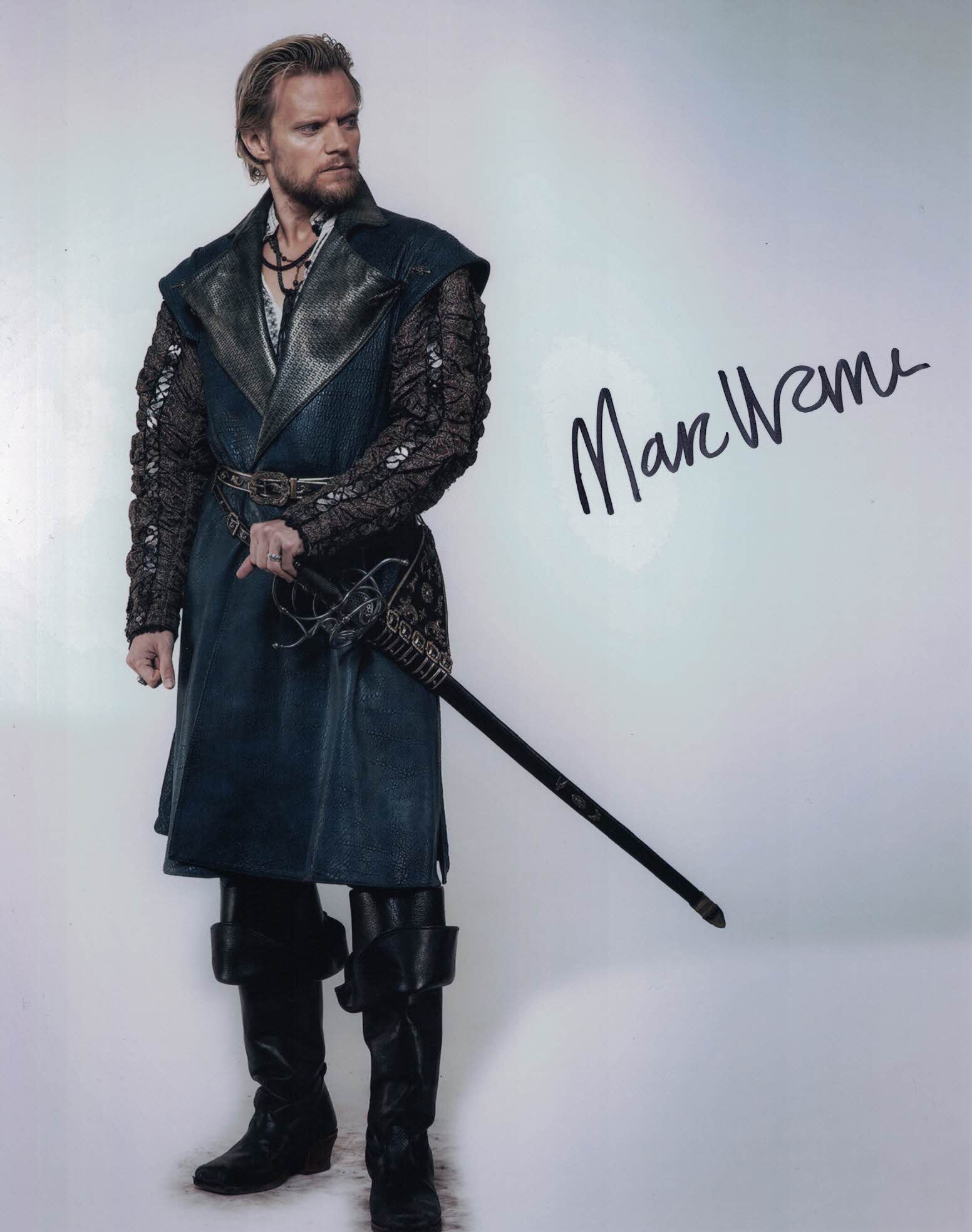 MARC WARREN - Rochefort in The Musketeers  hand signed 10 x 8 photo