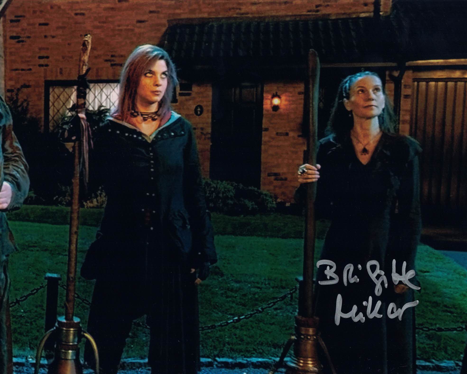 BRIGITTE MILLAR - 	Emmeline Vance in Harry Potter & The Order of The Phoenix - hand signed 10 x 8 photo