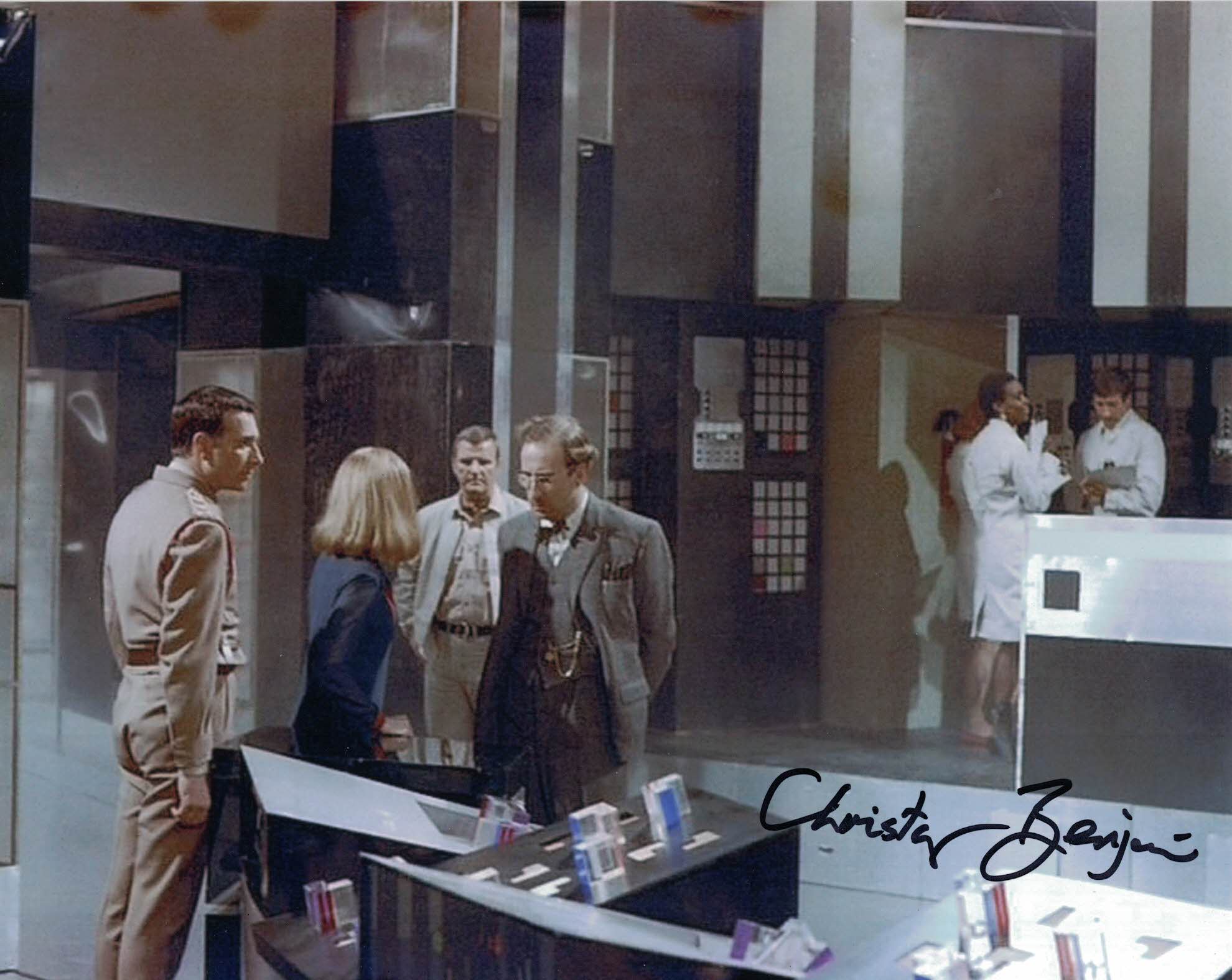 CHRISTOPHER BENJAMIN - Sir Keith Gold in Doctor Who - Inferno - hand signed 10 x 8 photo