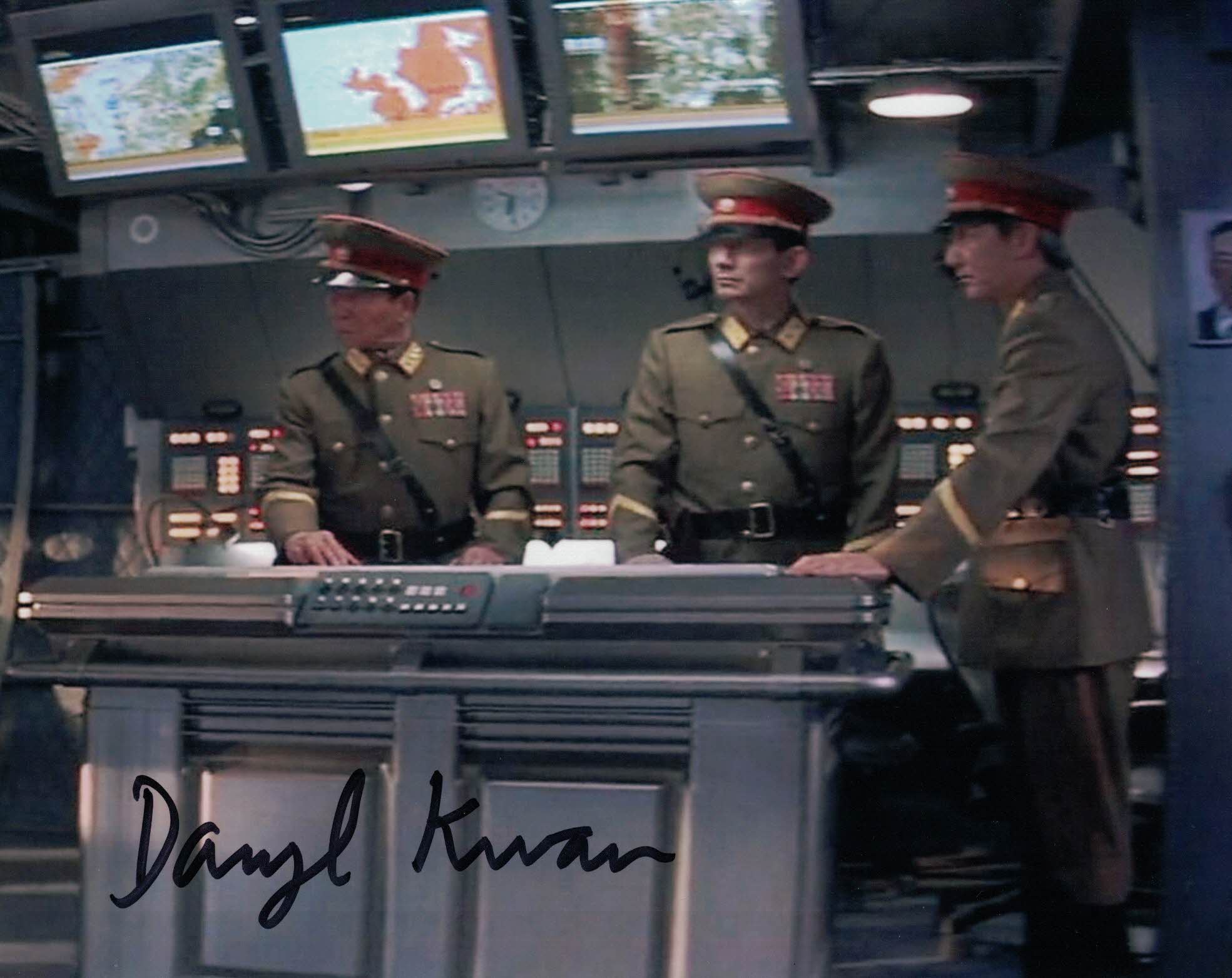 DARYL KWAN - General Han in Die Another Day - James Bond hand signed
