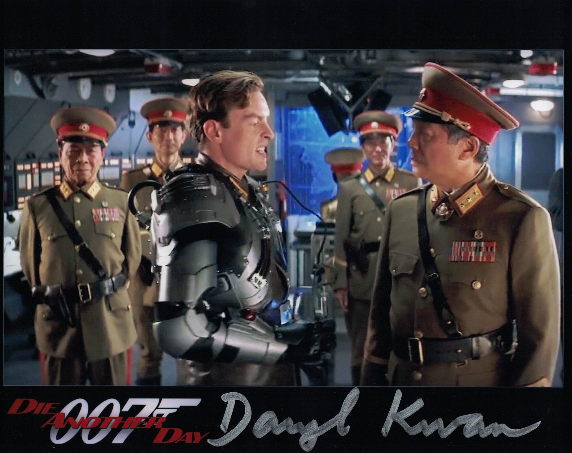 DARYL KWAN - General Han in Die Another Day - James Bond hand signed