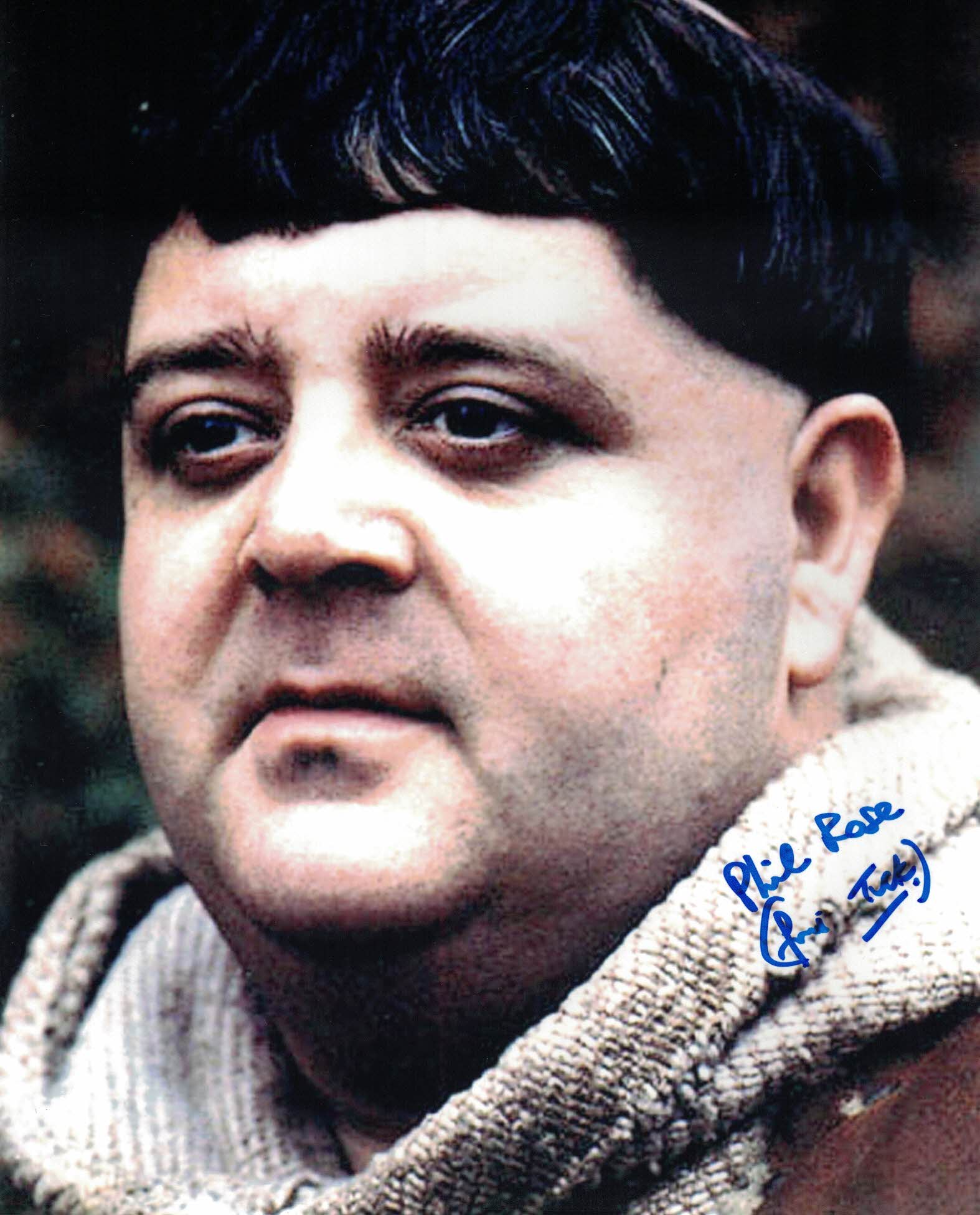 PHIL ROSE - Friar Tuck in Robin of Sherwood - hand signed photo