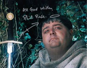 PHIL ROSE - Friar Tuck in Robin of Sherwood - hand signed photo