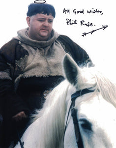 PHIL ROSE - Friar Tuck in Robin of Sherwood - hand signed photo