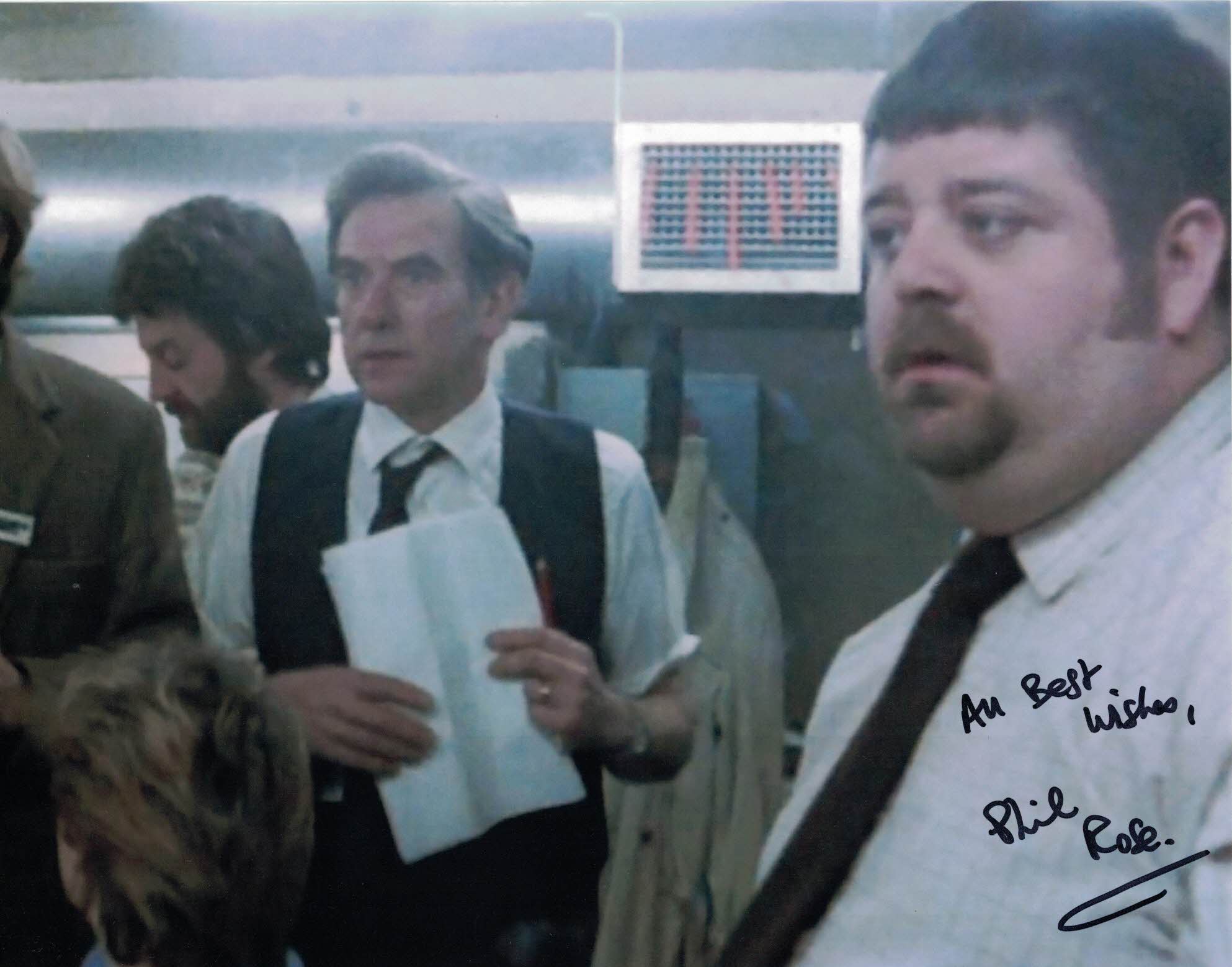 PHIL ROSE - Medical Office in Threads -  hand signed photo