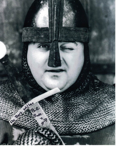 PHIL ROSE - Friar Tuck in Robin of Sherwood - hand signed photo