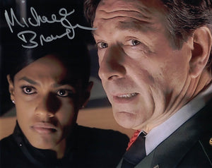 MICHAEL BRANDON - Gen Sanchez in The Stolen Earth Doctor Who hand signed