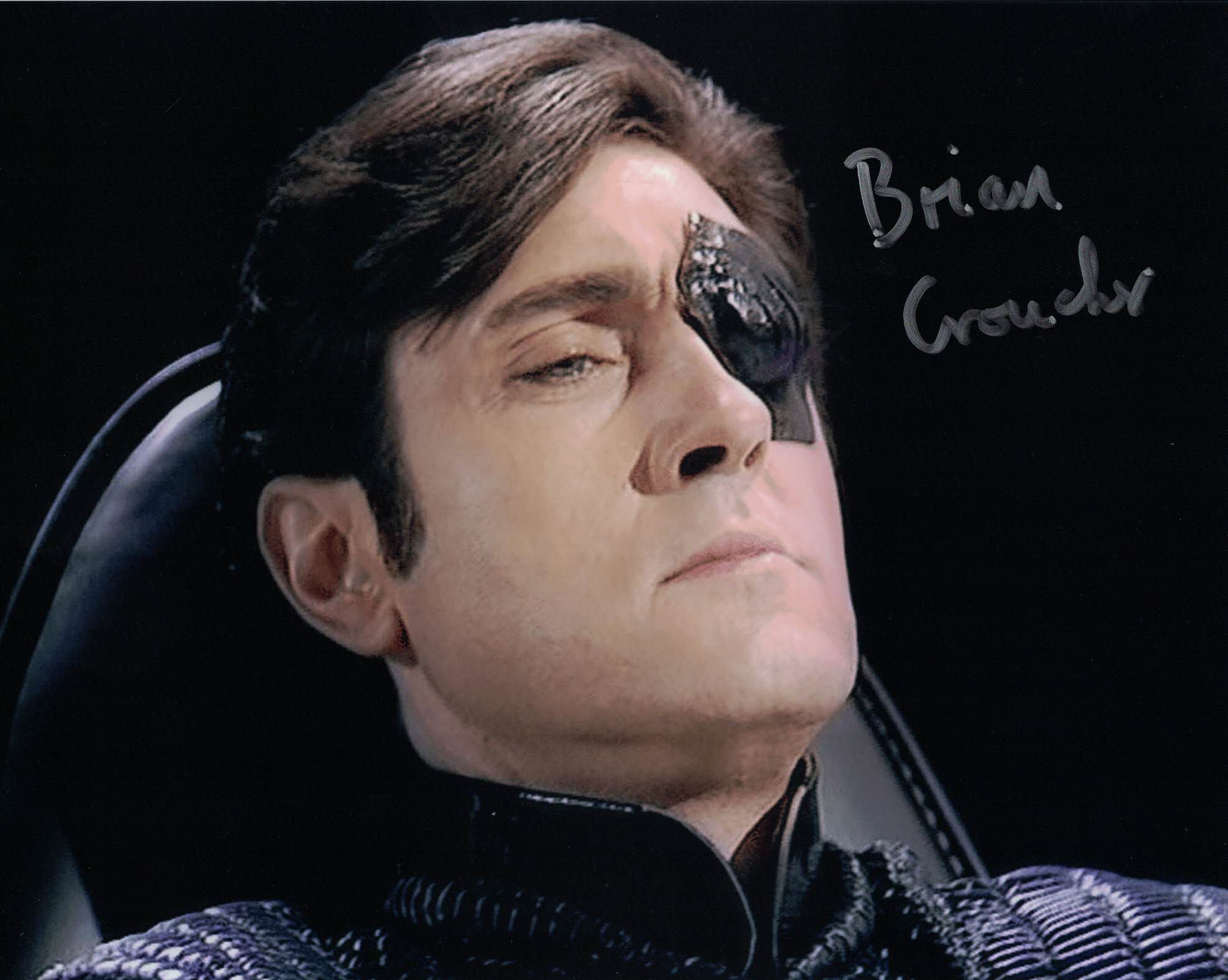 BRIAN CROUCHER - Travis in Blake's 7 hand signed 10 x 8 photo