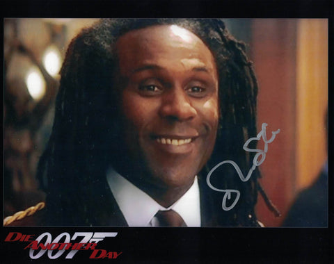 OLIVER SKEETE - Concierge in Die Another Day - James Bond Hand signed