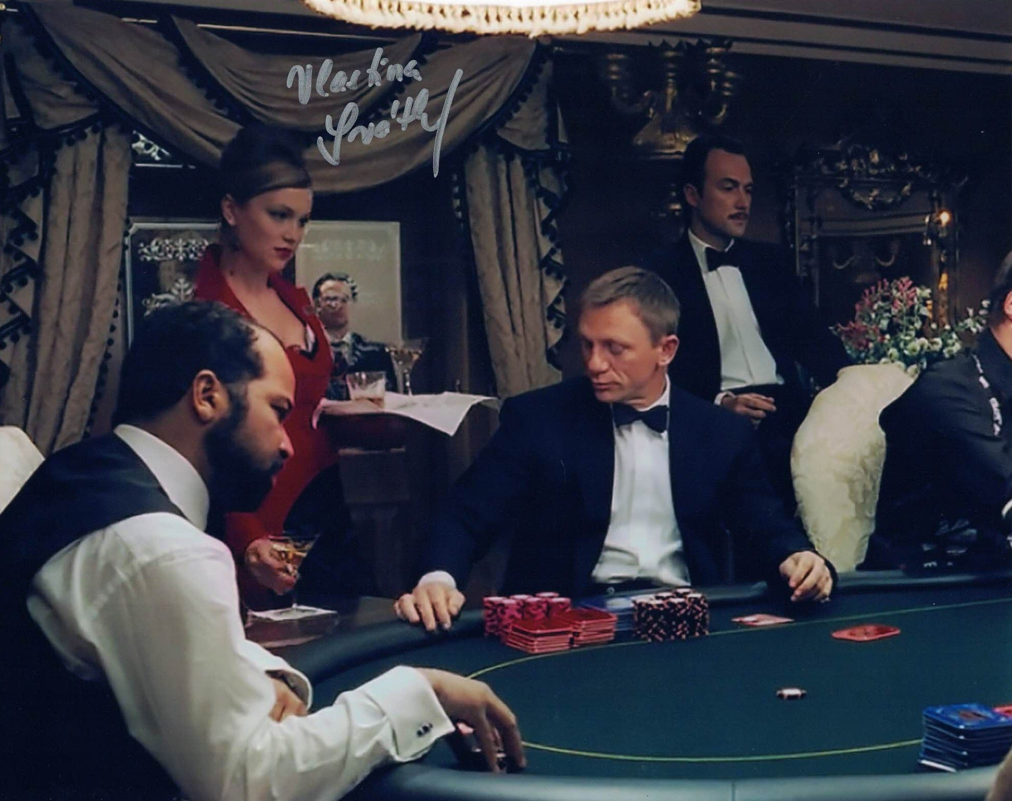 VLASTINA SVATKOVA  - waitress in James Bond Casino Royale - hand signed 10 x 8 photo