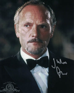 JULIAN GLOVER - Kristatos - For Your Eyes Only hand signed 10 x 8 photo
