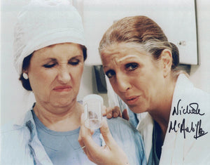 NICHOLA MCAULIFFE - Sheila Sabatini in Surgical Spirit - hand signed 10 x 8 photo