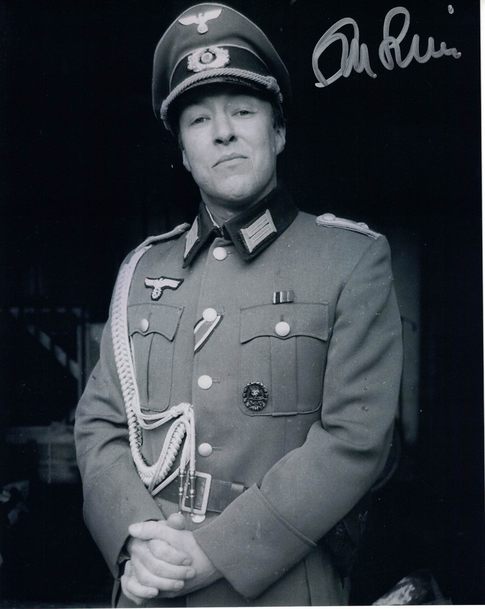 GUY SINER - Lt Gruber in Allo, Allo hand signed 10 x 8 photo