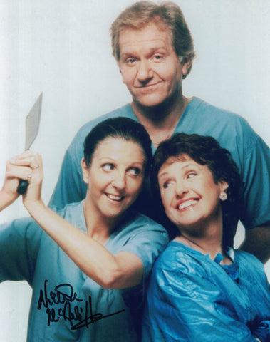 NICHOLA MCAULIFFE - Sheila Sabatini in Surgical Spirit - hand signed 10 x 8 photo