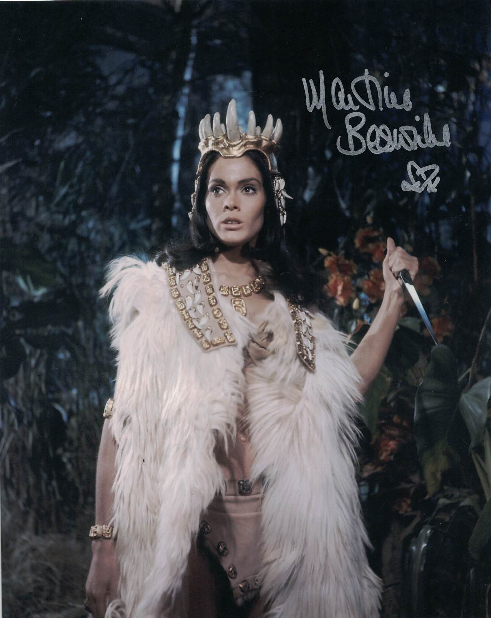 MARTINE BESWICK  - Kari in Slave girls - hand signed 10 x 8 photo