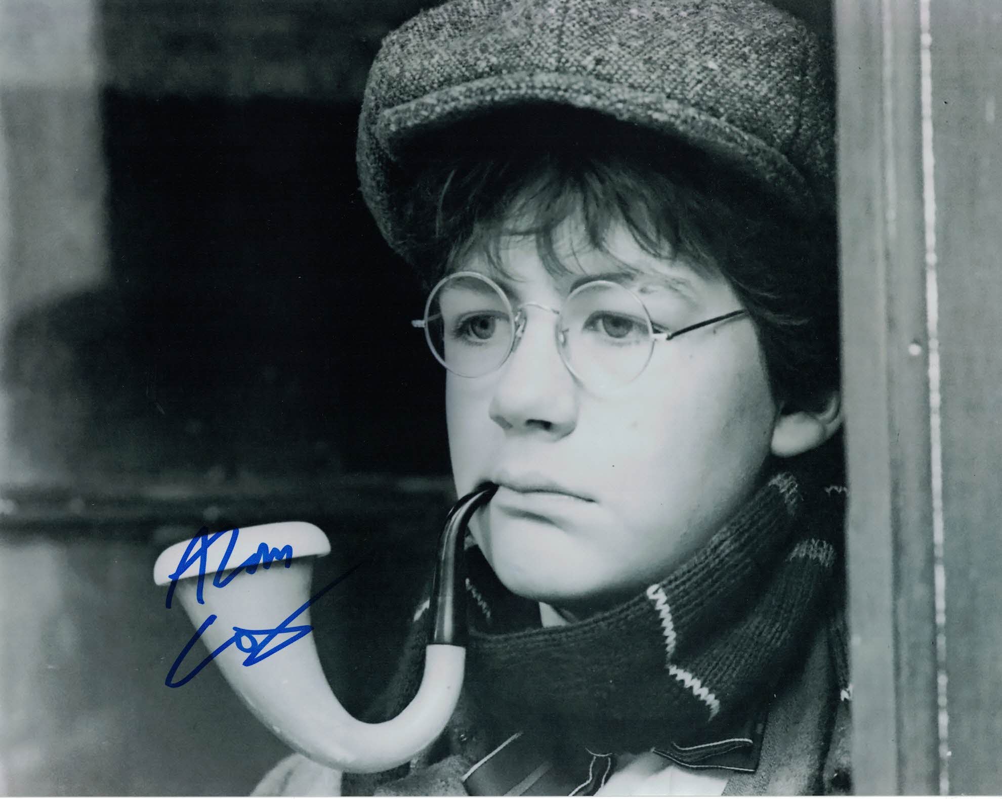 ALAN COX  - Dr Watson in Young Sherlock Holmes - hand signed 10 x 8 photo